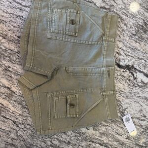 Olive Green Women's Shorts